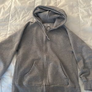 Aritzia TNA Cozy fleece zip hoodie